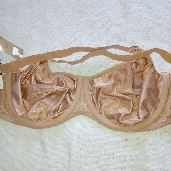 NWT Sz.38D Womens Proma Donna Satin Convertible Bra - Picture 7 of 9